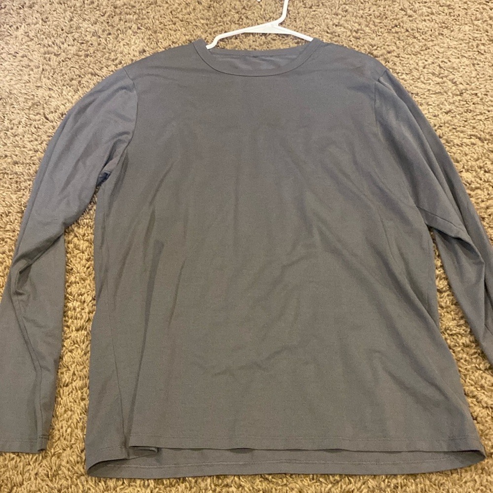 Dark grey lulu lemon 5 year basics long sleeve